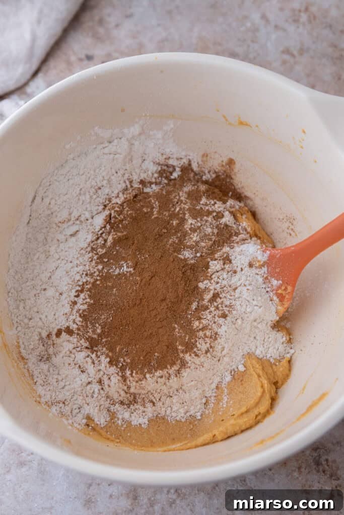 Luscious Pumpkin Cheesecake Cookies 10 ingredients in a bowl