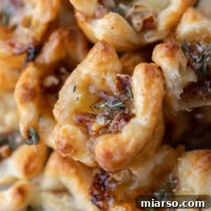 Brie and Fig Jam Puff Pastry Cups