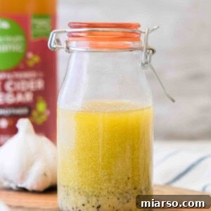 Raw apple cider vinegar dressing
