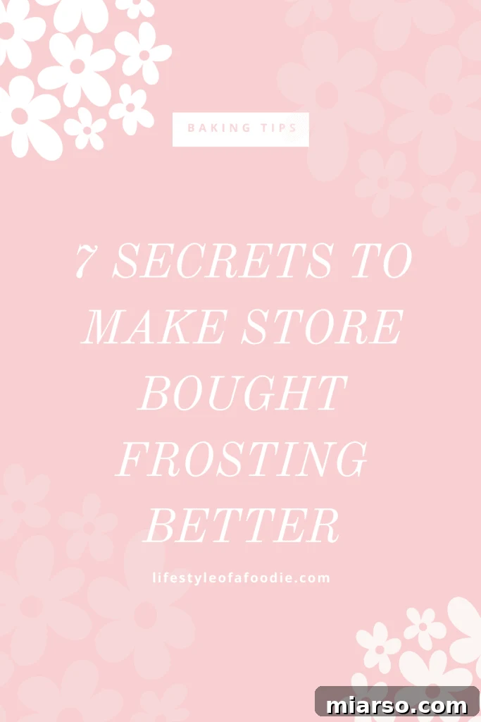 Seven easy tips to make store-bought frosting taste better