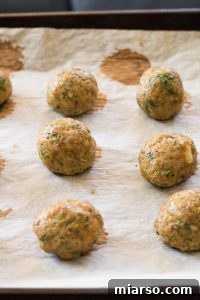 Indian chicken meatballs recipe during baking