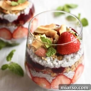 Healthy Berry Chia Seed Parfait