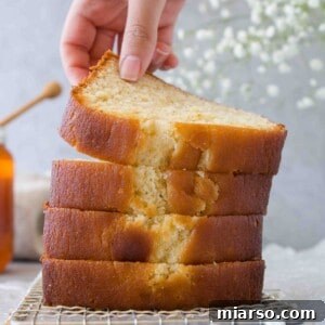 Grandma Inspired Moist Honey Tea Cake Loaf 7 Easy honey tea cake recipe