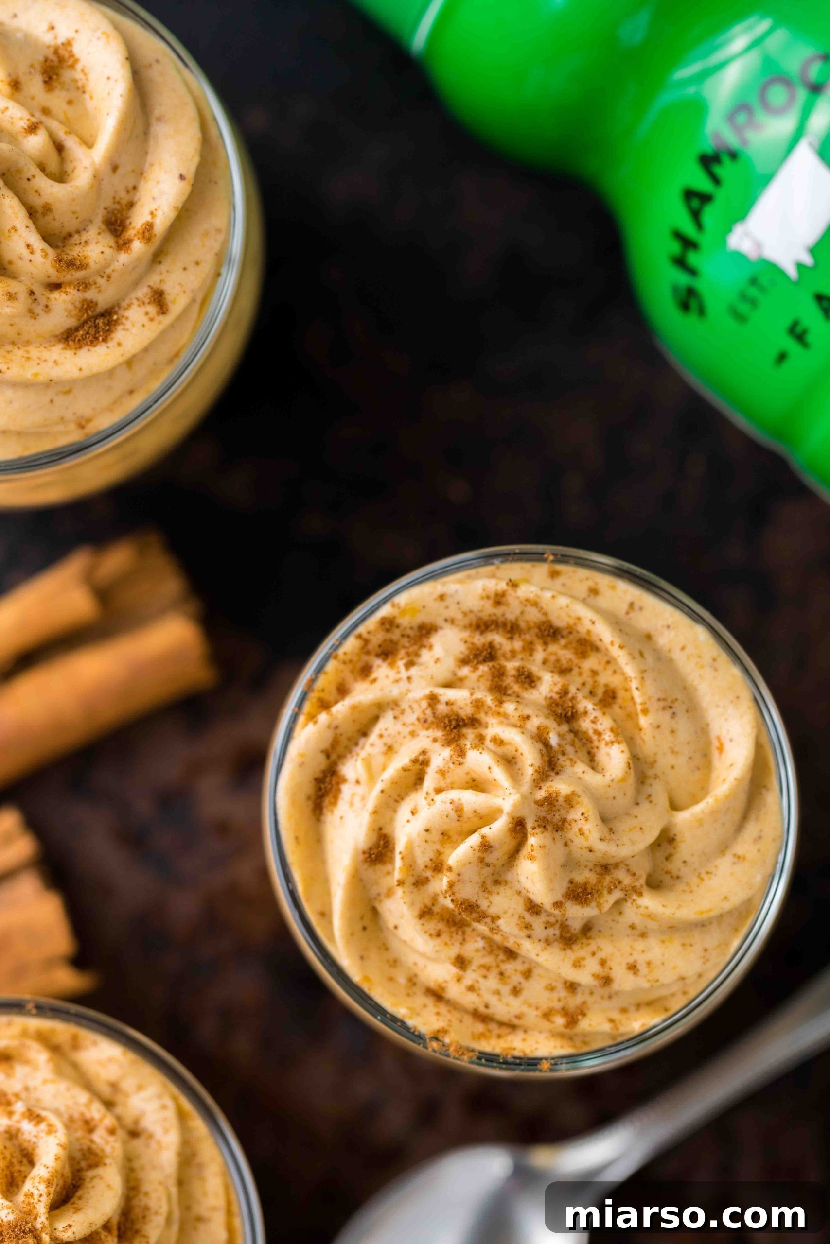 Keto pumpkin mousse