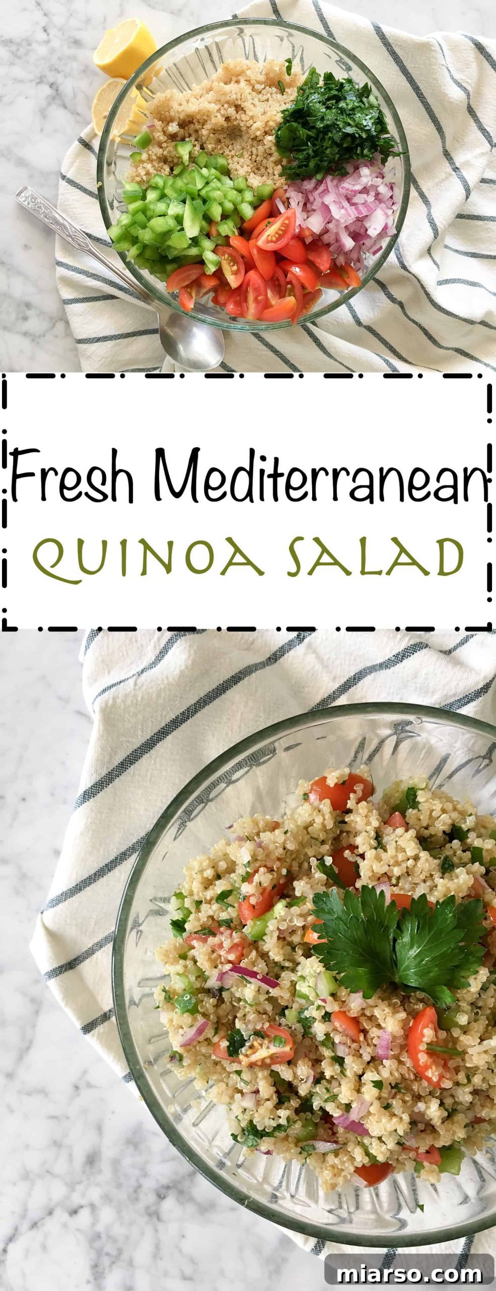 pinterest fresh mediterranean quinoa salad