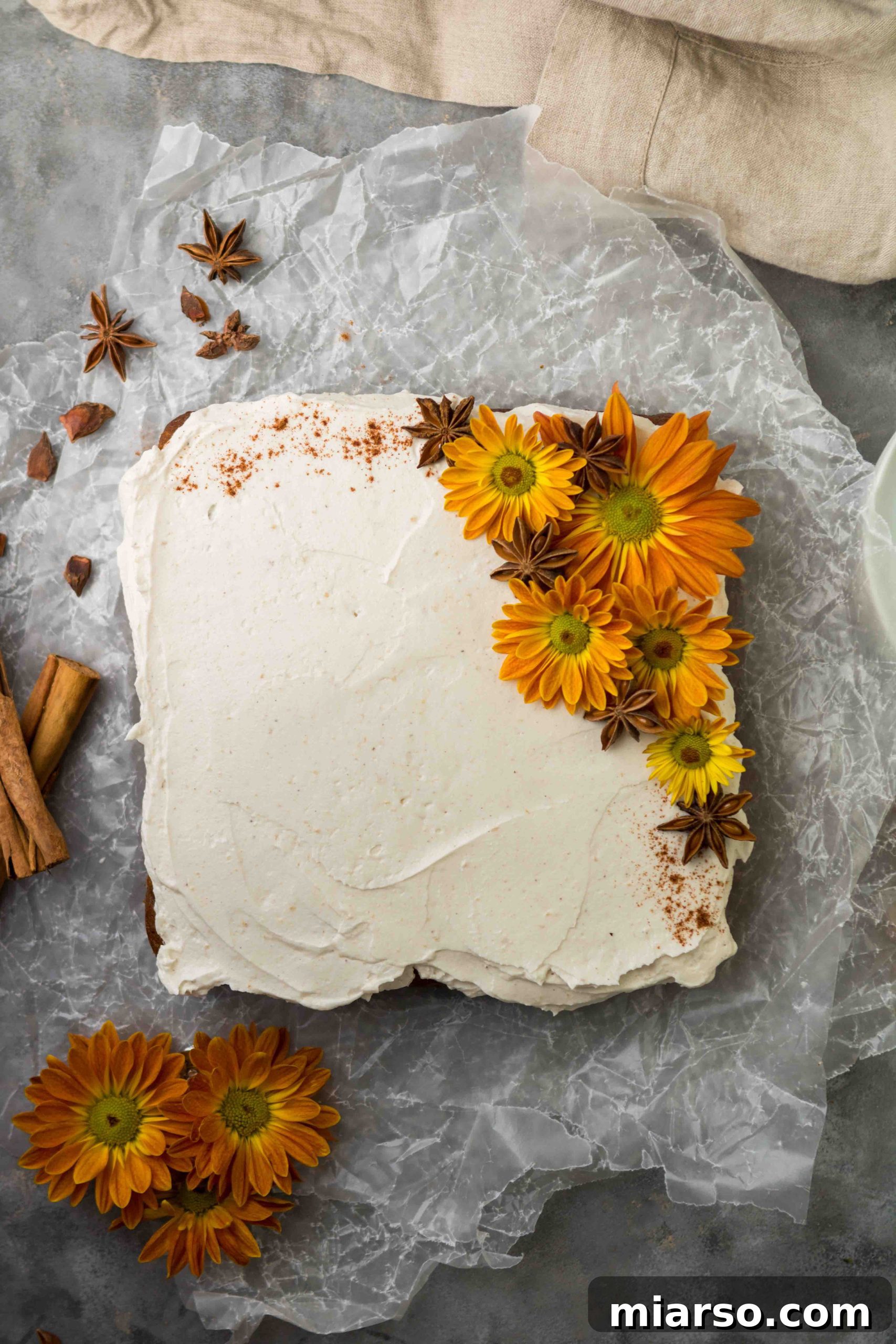Unbelievably Easy & Moist Pumpkin Sheet Cake 6 img 30108 5 scaled