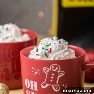 Christmas mug cake in cute Christmas mug
