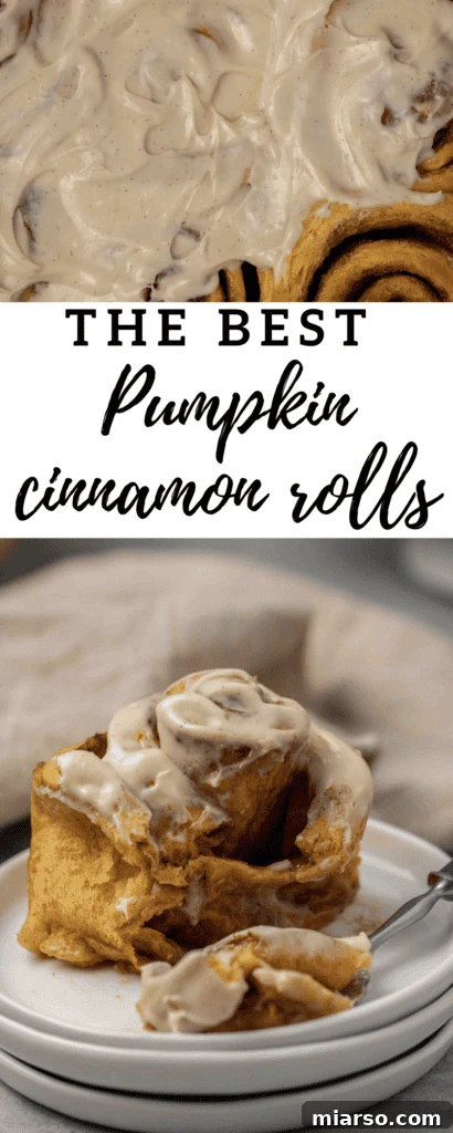 The best pumpkin cinnamon rolls