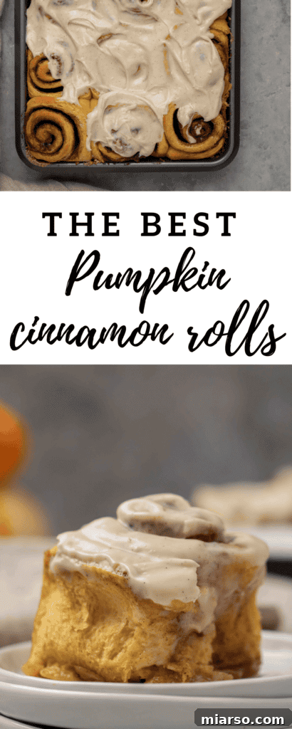 The best pumpkin cinnamon rolls