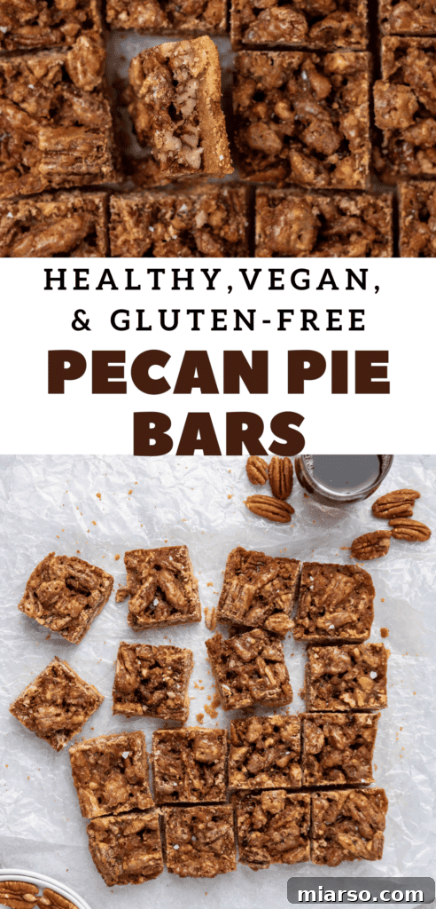 Pecan pie healthy bars