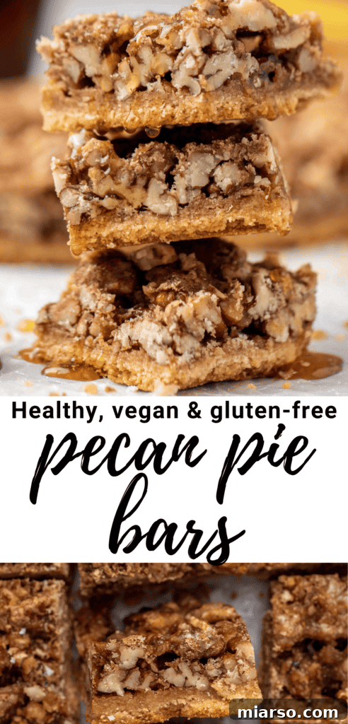 Pecan pie healthy bars