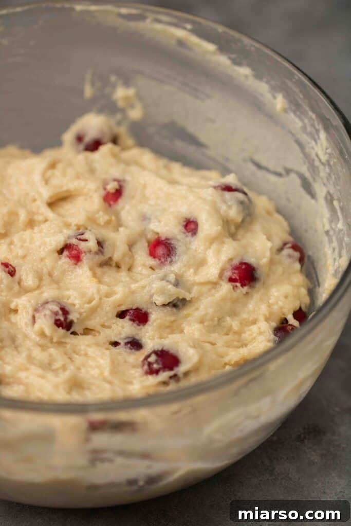 Moist muffin batter