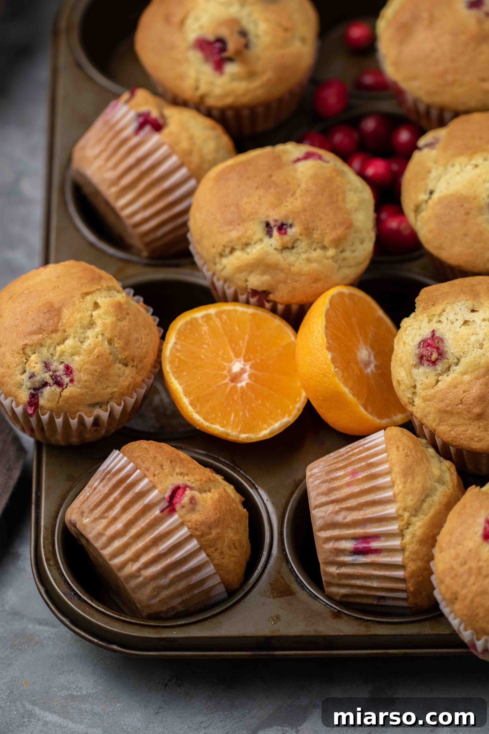 Cranberry orange muffins