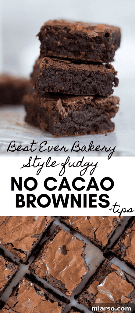 fudgy brownies no cocoa powder