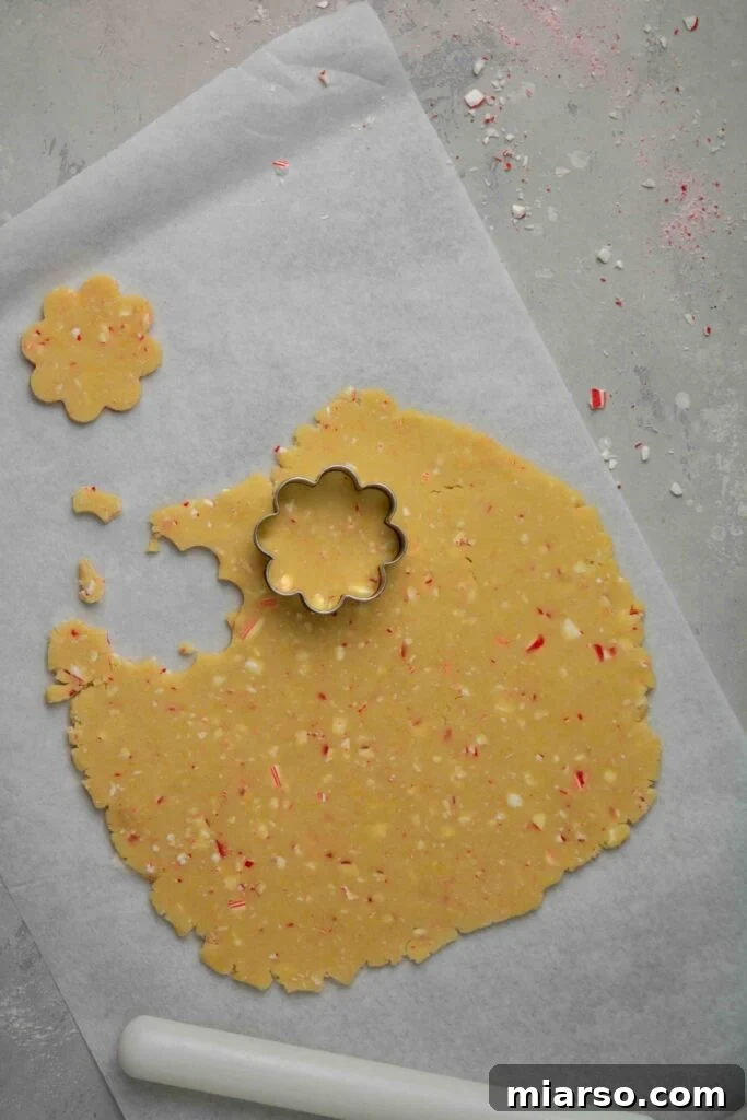 Image showing shortbread cookies baking in the oven until lightly browned.