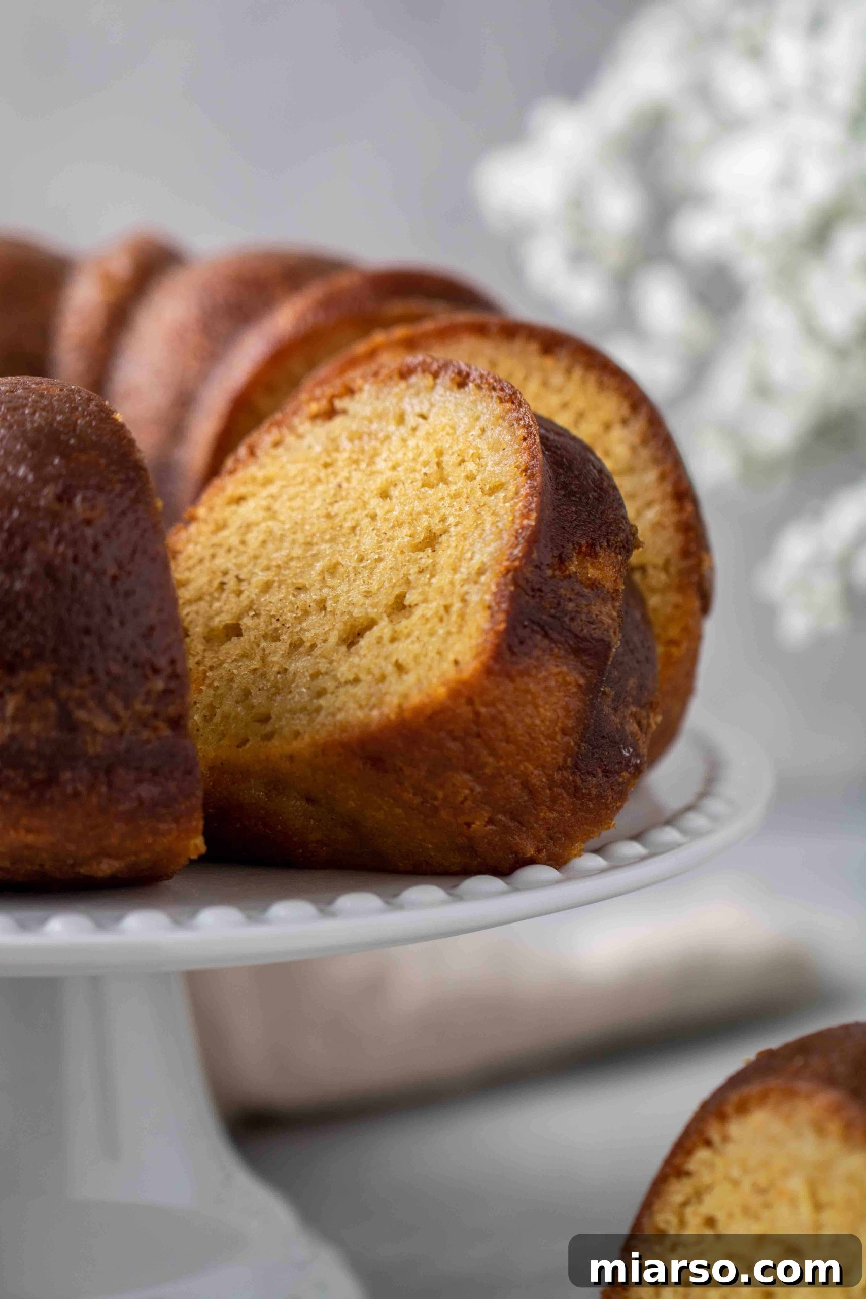 Moist and delicious crack cake bundt cake