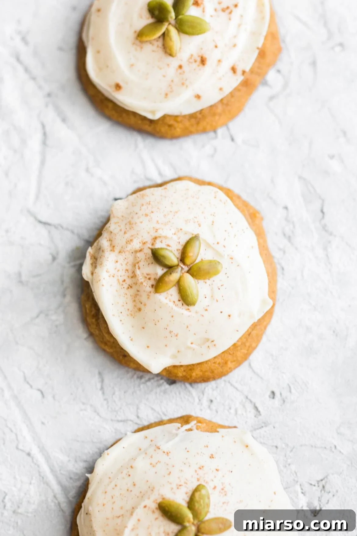 24 Days of Pumpkin Delights 21 Soft pumpkin cookies with brown butter cream cheese frosting