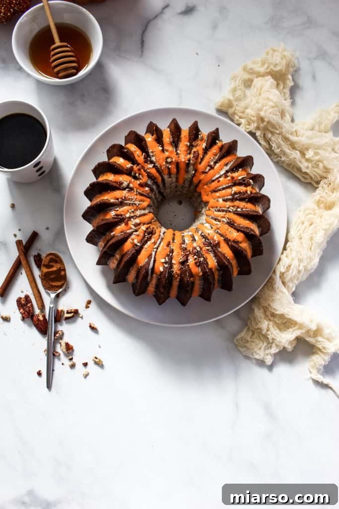 24 Days of Pumpkin Delights 22 Delicious pumpkin pecan bundt cake with brown butter maple glaze