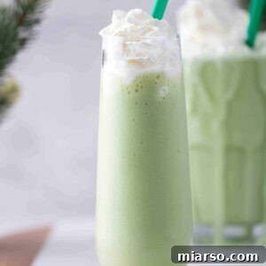 Green tea matcha frappuccino