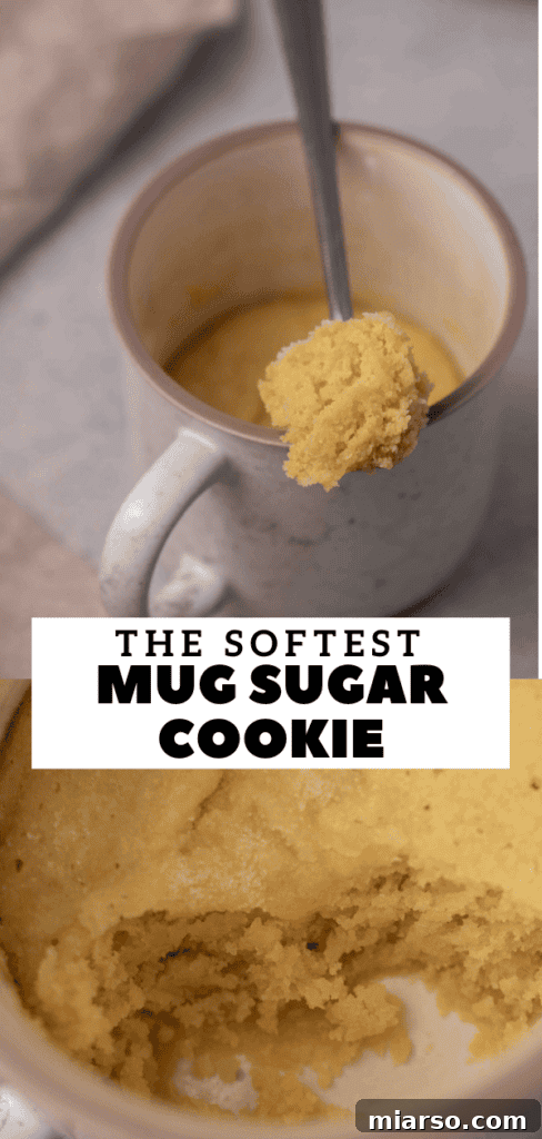Pillowy Soft Mug Sugar Cookie Perfection 12 A stunning image of the softest sugar mug cookie ever, perfect for Pinterest.