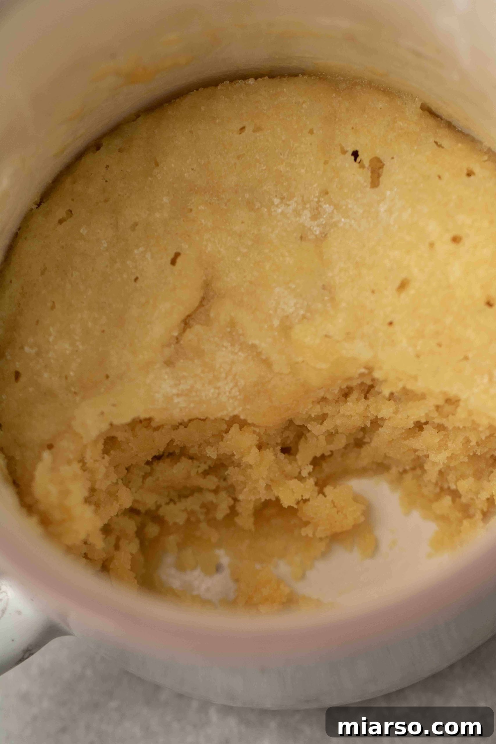 Pillowy Soft Mug Sugar Cookie Perfection 3 A close-up shot highlighting the special qualities of a mug sugar cookie