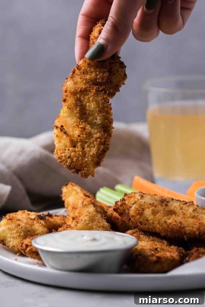 Healthy chicken fingers