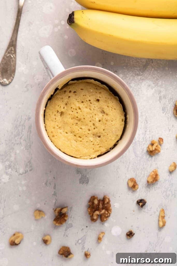 Ultimate Banana Bread Mug Cake Ready in Minutes 11 Microwave banana mug cake