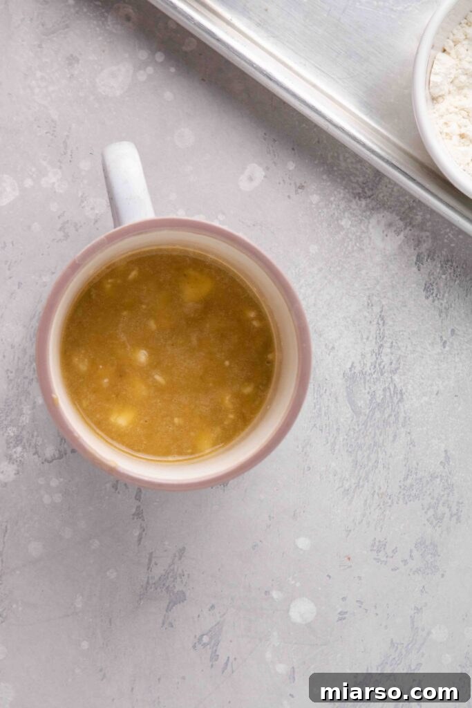 Ultimate Banana Bread Mug Cake Ready in Minutes 9 Add the mashed banana to the banana mug cake