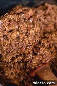 18 Heartfelt No-Bake Valentine Treats Kids Will Adore 25 Healthy no bake cookies mixture in a pot