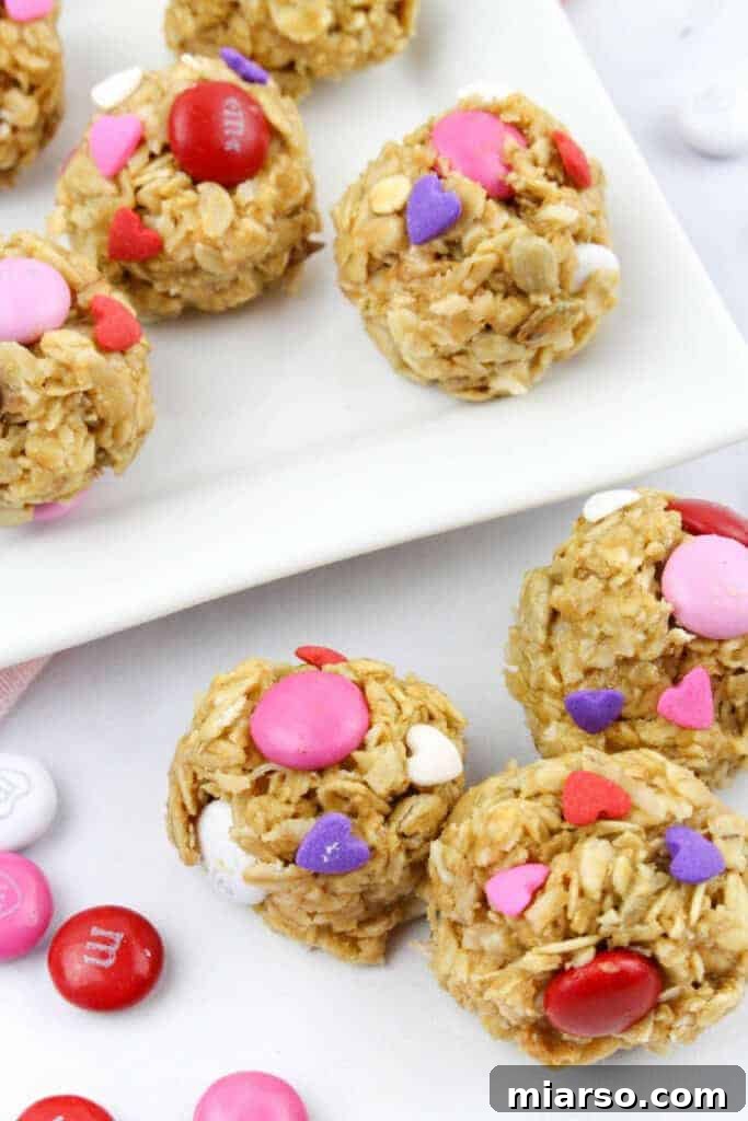 18 Heartfelt No-Bake Valentine Treats Kids Will Adore 5 Close-up of heart-shaped Valentine's Day snack bites, a mix of sweet and salty goodness.