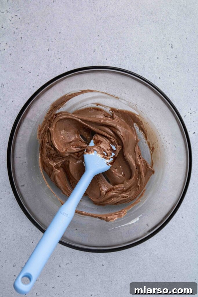 Mini Chocolate Cheesecakes Pure Creamy Indulgence 11 Cheesecake mixture