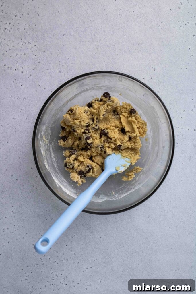 Chocolate chip cookie dough