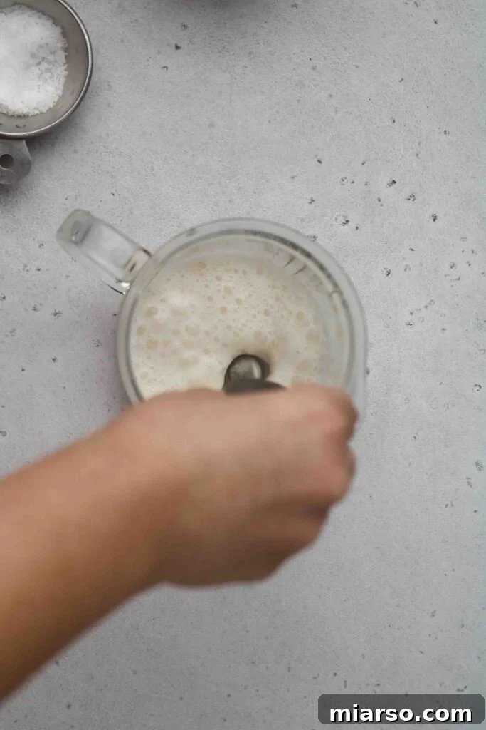 The Ultimate Starbucks Salted Cream Cold Foam Cold Brew 11 Mix the mixture using a hand held frother