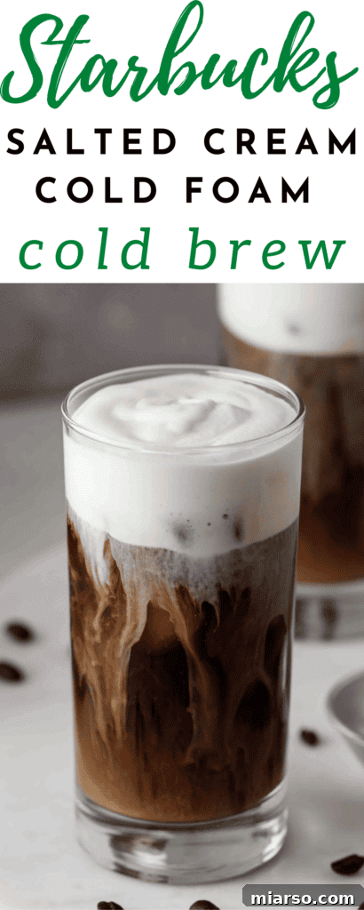 The Ultimate Starbucks Salted Cream Cold Foam Cold Brew 18 Starbucks salted cream cold foam cold brew