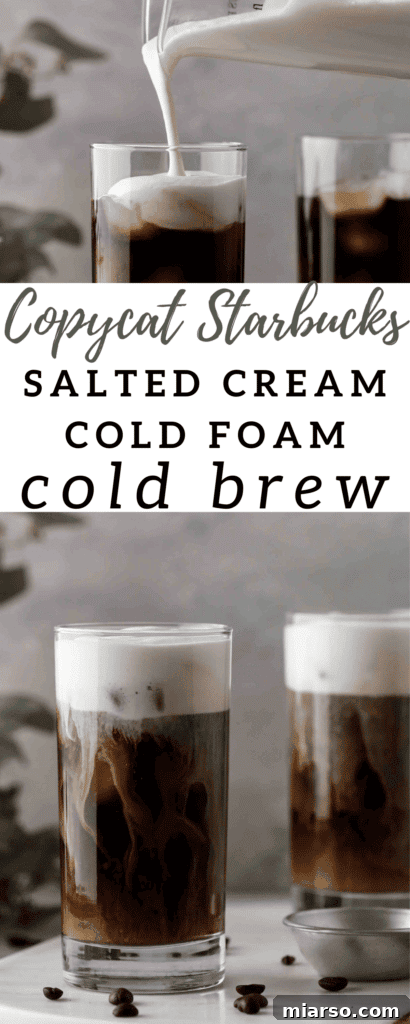 The Ultimate Starbucks Salted Cream Cold Foam Cold Brew 22 Salted cold foam cold brew