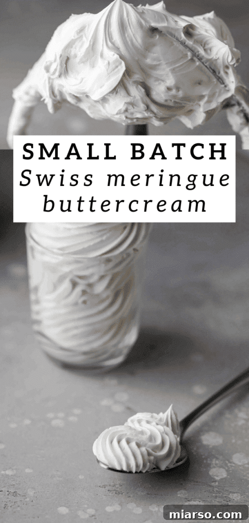 Velvety Small Batch Swiss Meringue Buttercream 19 Small batch Swiss meringue buttercream