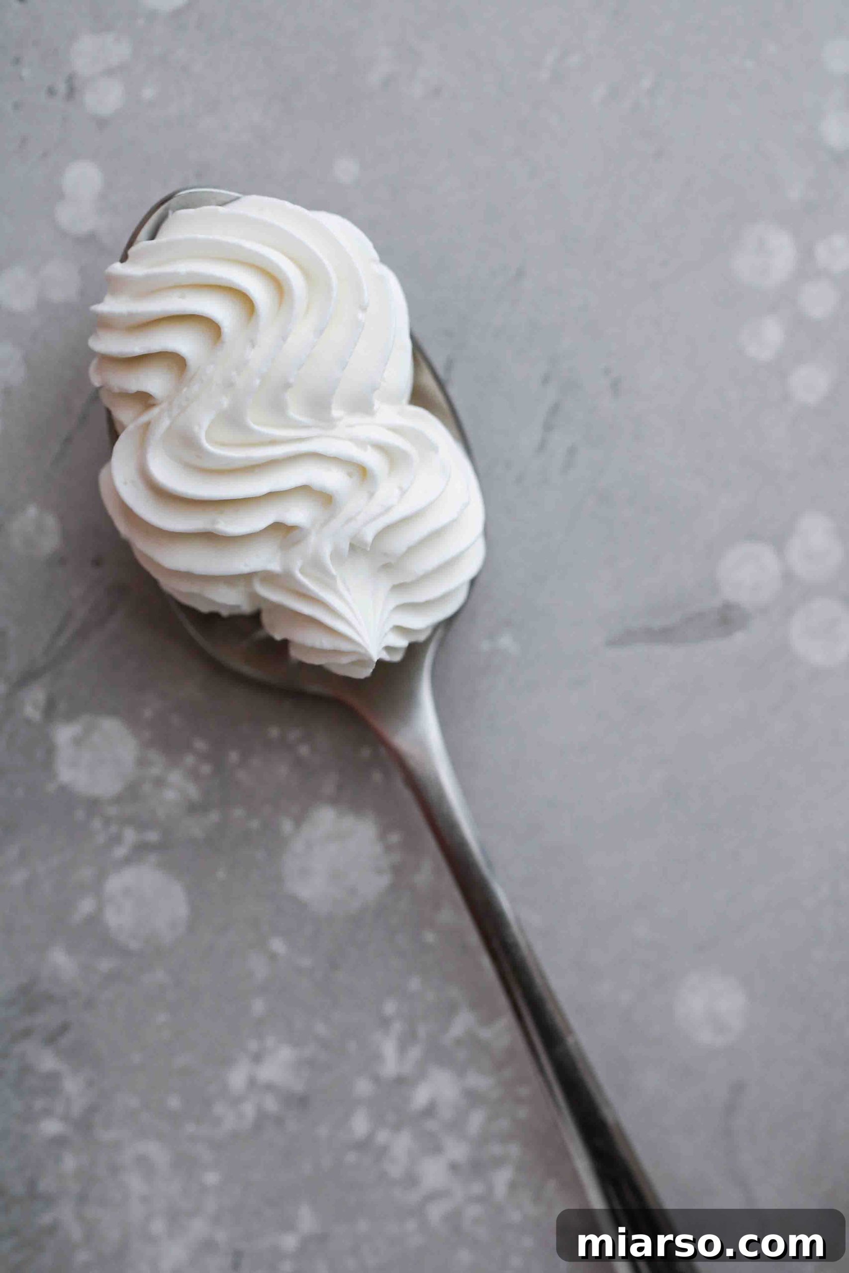 Velvety Small Batch Swiss Meringue Buttercream 3 Piped Swiss meringue buttercream