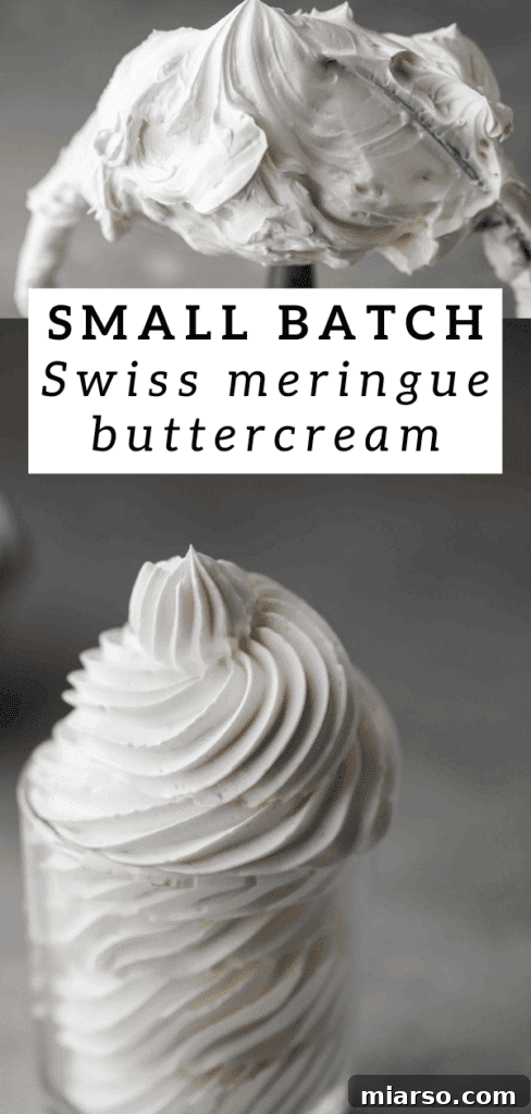 Velvety Small Batch Swiss Meringue Buttercream 20 Small batch Swiss meringue buttercream