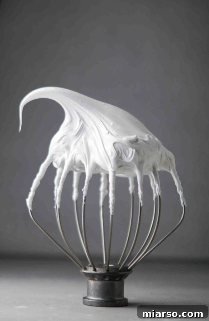 Velvety Small Batch Swiss Meringue Buttercream 10 What are stiff peaks