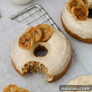 Banana donut photography