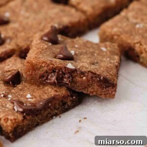 Sweet Tomatoes' Homestyle Chocolate Chip Bars 10 Close up of chocolate chip cookie bars, a delightful Sweet Tomatoes copycat