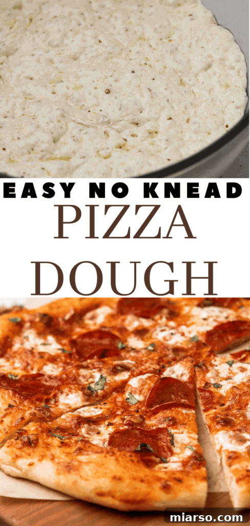 Easy pizza dough recipe step-by-step, great for Pinterest.