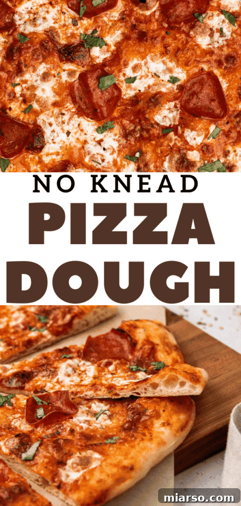 Stir pizza dough illustration for Pinterest.