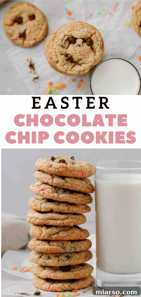 Simple and delicious spring chocolate chip cookies
