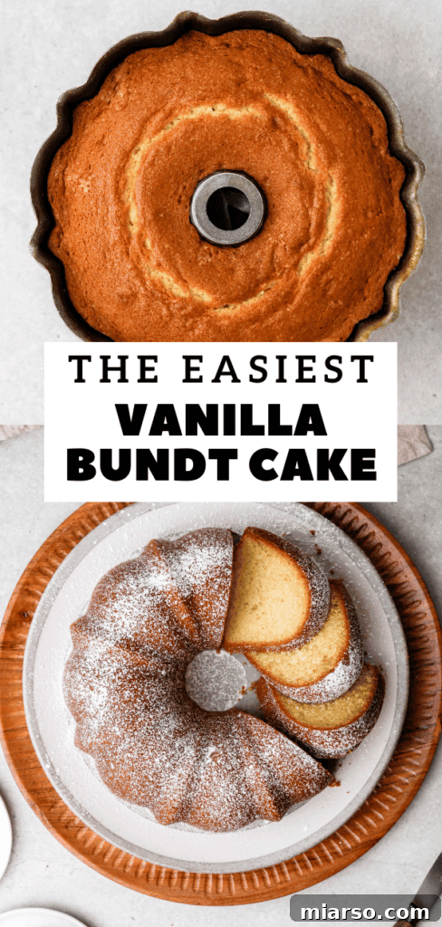 Velvety Vanilla Bundt Perfection 24 Classic vanilla cake