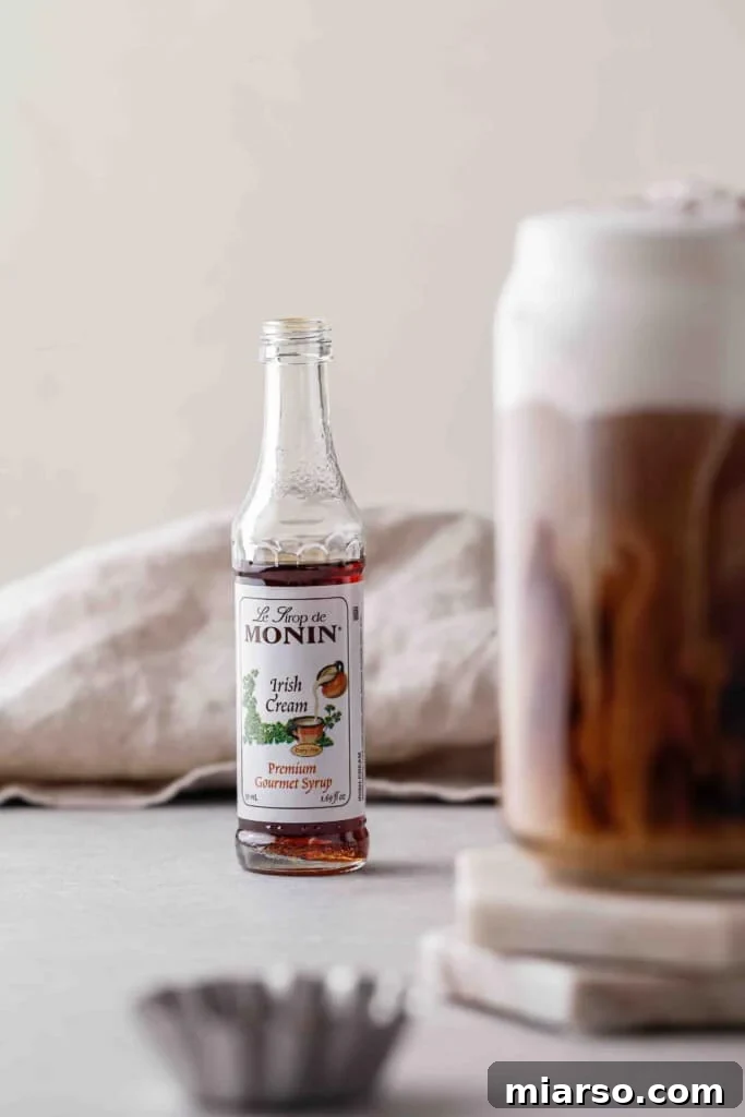 Monin Irish cream syrup