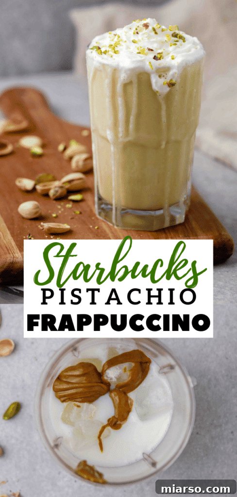 A delicious and smooth pistachio drink, perfectly blended for a cooling indulgence on a warm day.