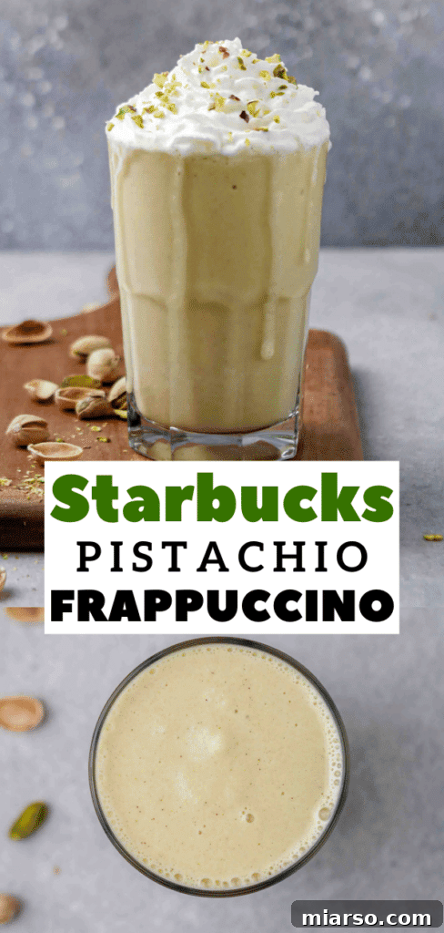 An easy-to-make 5-ingredient pistachio drink, perfect for a quick and delightful treat at home.