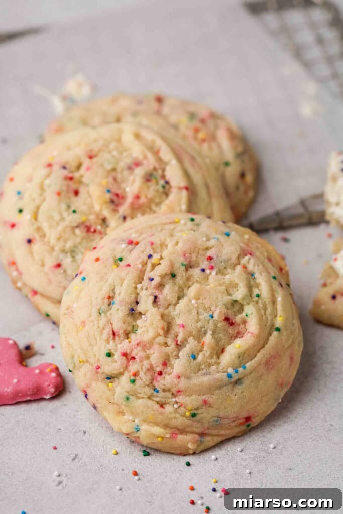 CRUMBL circus animal sugar cookies before frosting, showing their soft, thick texture