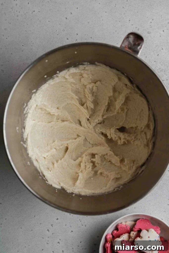 Cream the butter and sugar for perfect cookie dough